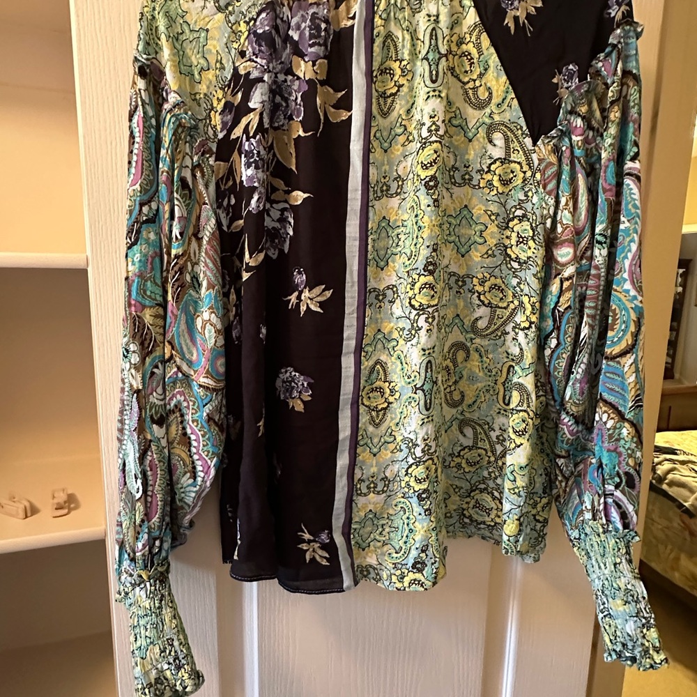 Free people printed blouse - Picture 2 of 5